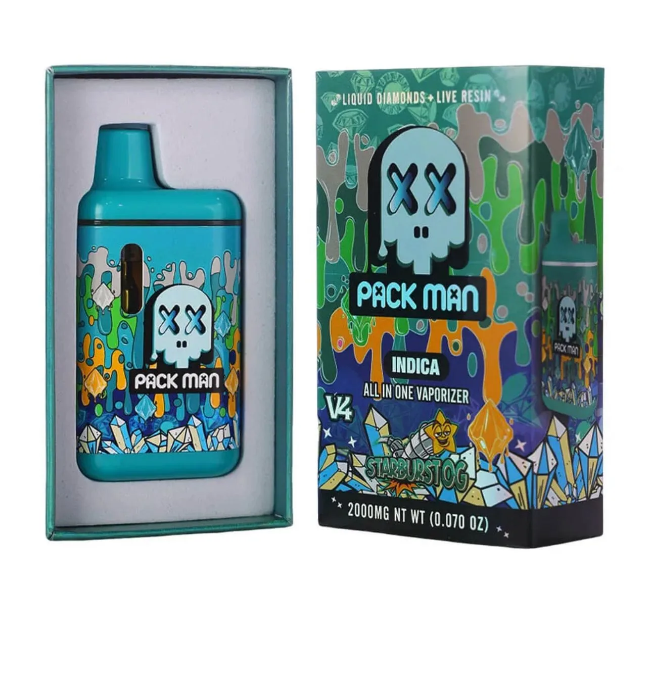 Packman Disposable Starburst OG in stock now, buy new packman disposable, packman disposable pen in stock now, buy packman 2g live resin disposable